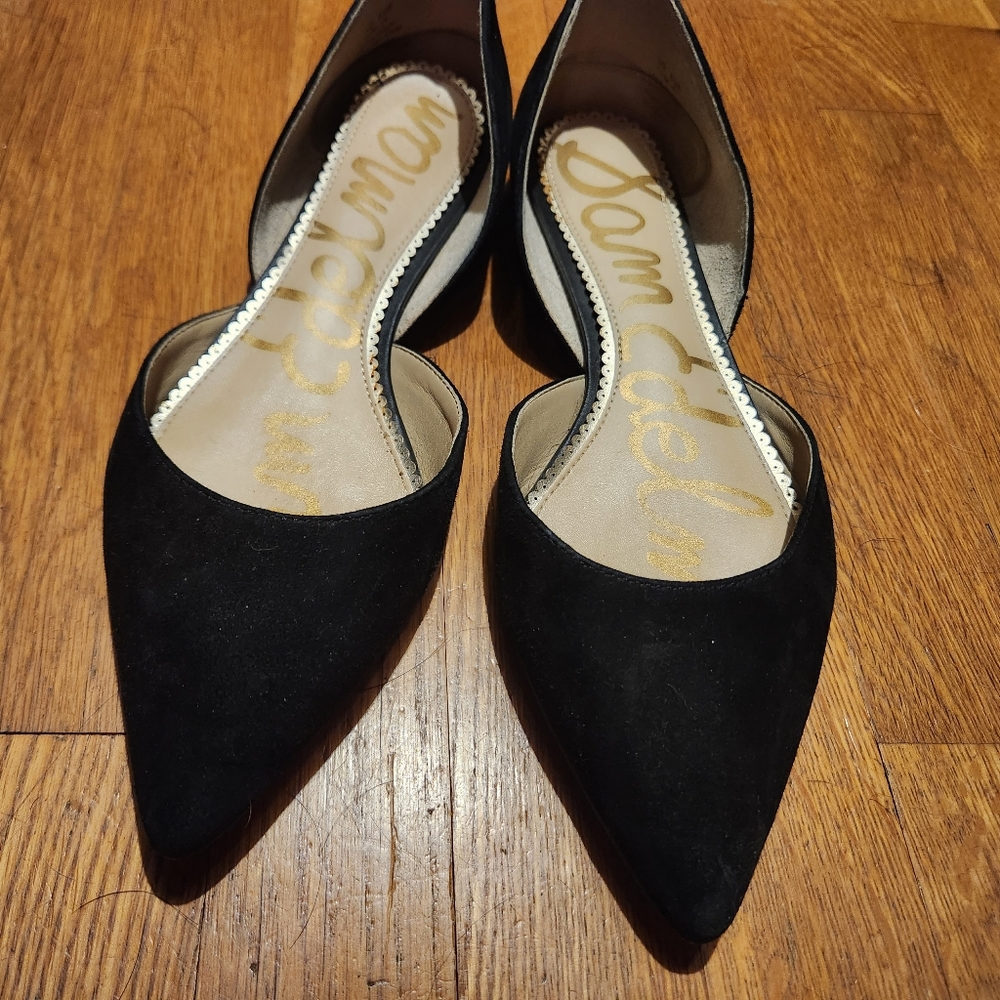Sam Edelman d'orsay suede flats
